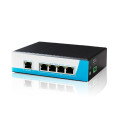 HRUI Din Rail Type Gigabit 4 Ports Commutateur Industriel Ethernet